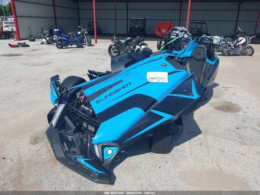 2020 Polaris Slingshot VIN 57XAARHB7L8138014 IAAI salvage auction — FRONT END, Salvage (Texas), sold $6,100 on 2026-07-08 (photo 2)