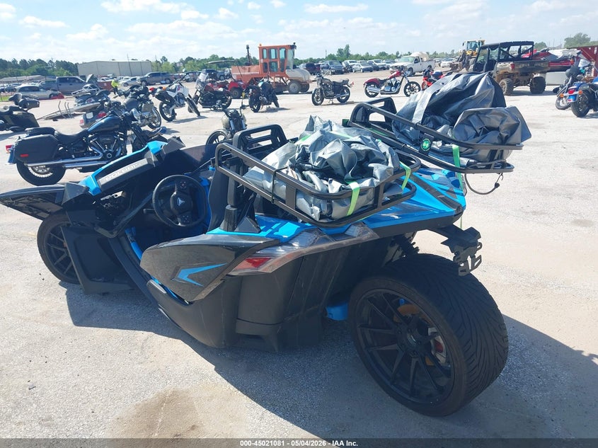 2020 Polaris Slingshot VIN 57XAARHB7L8138014 IAAI salvage auction — FRONT END, Salvage (Texas), sold $6,100 on 2026-07-08 (photo 3)