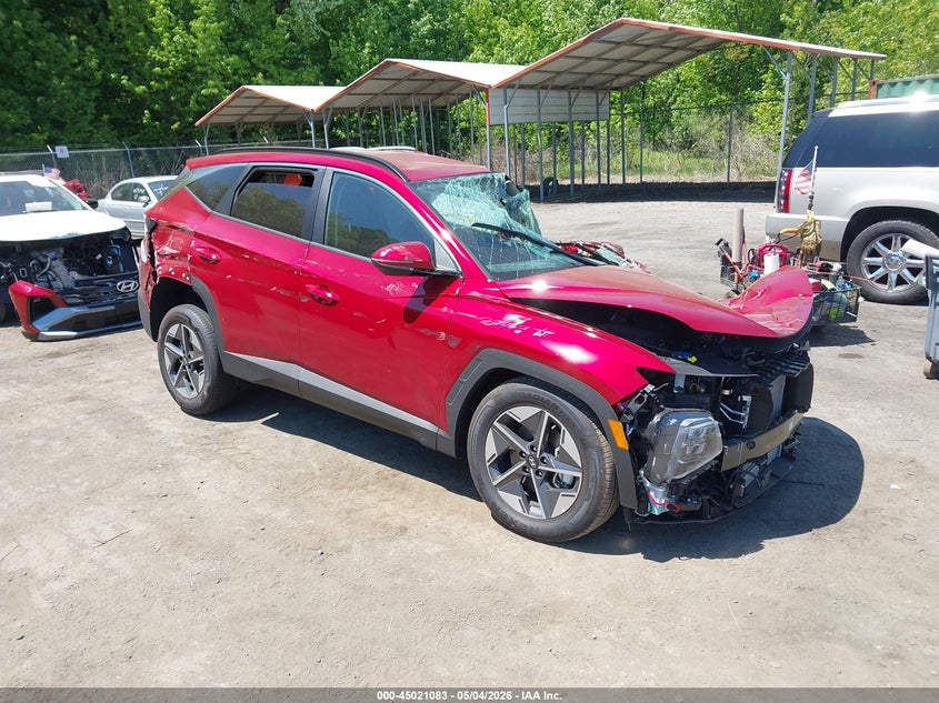 2026 Hyundai Tucson VIN KM8JCDD14TU435795 IAAI salvage auction — LEFT FRONT, Salvage - Greater Than 75% (Maryland), sold $3,600 on 2026-07-07 (photo 1)