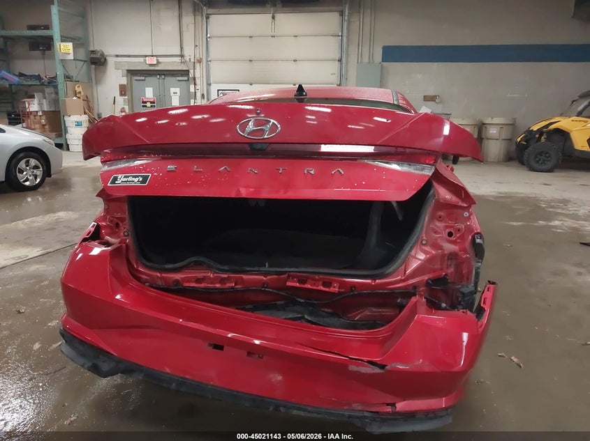2021 Hyundai Elantra VIN 5NPLS4AG0MH007792 IAAI salvage auction — REAR END, Salvage (Maine), sold $2,550 on 2026-07-13 (photo 6)