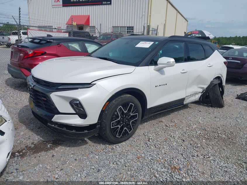 2023 Chevrolet Blazer VIN 3GNKBERS4PS155777 IAAI salvage auction — LEFT REAR, Salvage (Alabama), sold $8,400 on 2026-07-31 (photo 2)