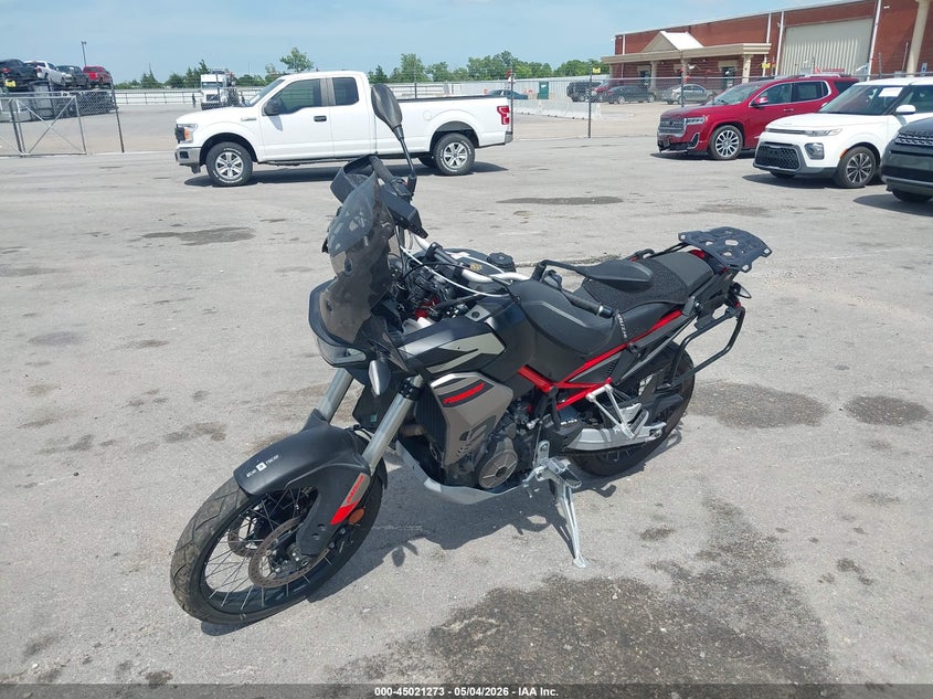 2024 Aprilia Tuareg VIN ZD4XBUA00RS002013 IAAI salvage auction — RIGHT SIDE, Original (Texas), sold $5,200 on 2026-08-04 (photo 2)