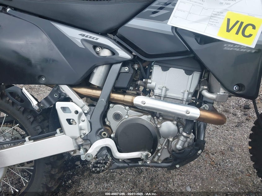 2024 Suzuki Dr-z VIN JS1SK43A8R7100649 IAAI salvage auction — THEFT, Clear (South Carolina), sold $2,850 on 2026-07-28 (photo 8)