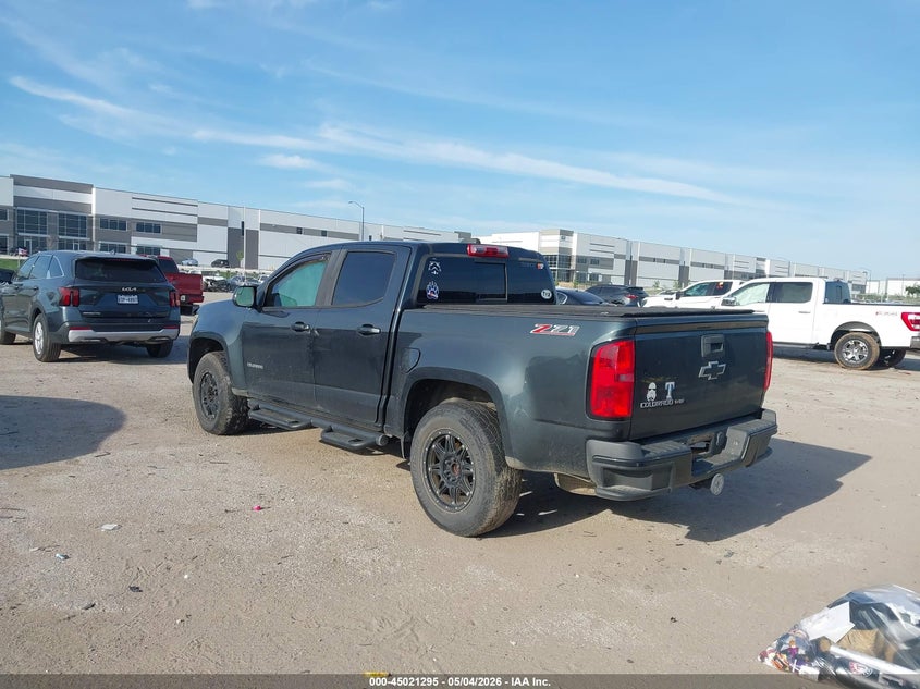 2017 Chevrolet Colorado VIN 1GCGSDEN0H1192403 IAAI salvage auction — REAR END, Salvage (Texas), sold $4,250 on 2026-07-09 (photo 3)