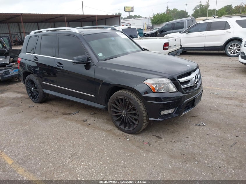 2010 Mercedes-benz Glk-class VIN WDCGG5GB8AF490372 IAAI salvage auction — LEFT FRONT, Original (Texas), sold $1,150 on 2026-07-15 (photo 1)