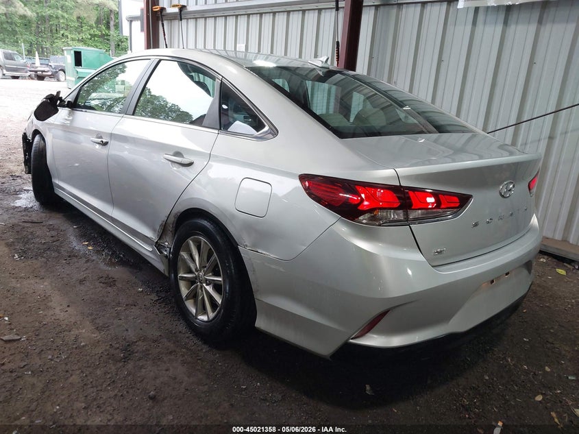 2018 Hyundai Sonata VIN 5NPE24AF8JH615264 IAAI salvage auction — FRONT & REAR, Clear (Virginia), sold $2,250 on 2026-07-25 (photo 3)