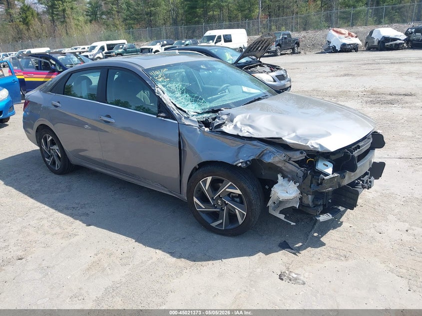 2024 Hyundai Elantra VIN KMHLS4DG7RU698257 IAAI salvage auction — FRONT END, Salvage Title, sold $3,750 on 2026-07-19 (photo 1)