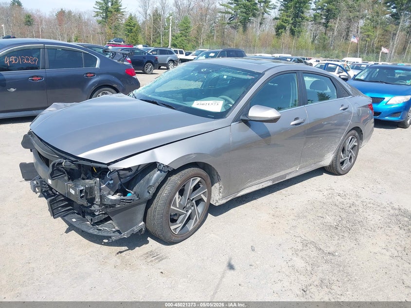 2024 Hyundai Elantra VIN KMHLS4DG7RU698257 IAAI salvage auction — FRONT END, Salvage Title, sold $3,750 on 2026-07-19 (photo 2)