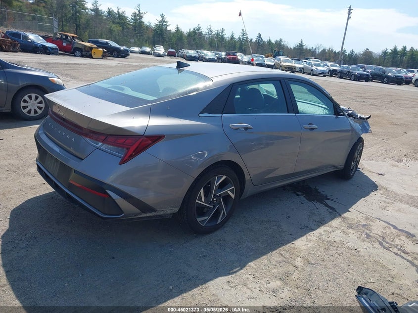 2024 Hyundai Elantra VIN KMHLS4DG7RU698257 IAAI salvage auction — FRONT END, Salvage Title, sold $3,750 on 2026-07-19 (photo 4)