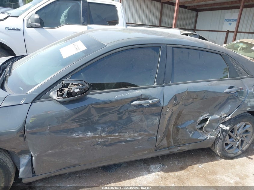 2024 Hyundai Elantra VIN KMHLM4DG2RU789706 IAAI salvage auction — LEFT SIDE, Clear (Oklahoma), sold $7,500 on 2026-07-06 (photo 6)