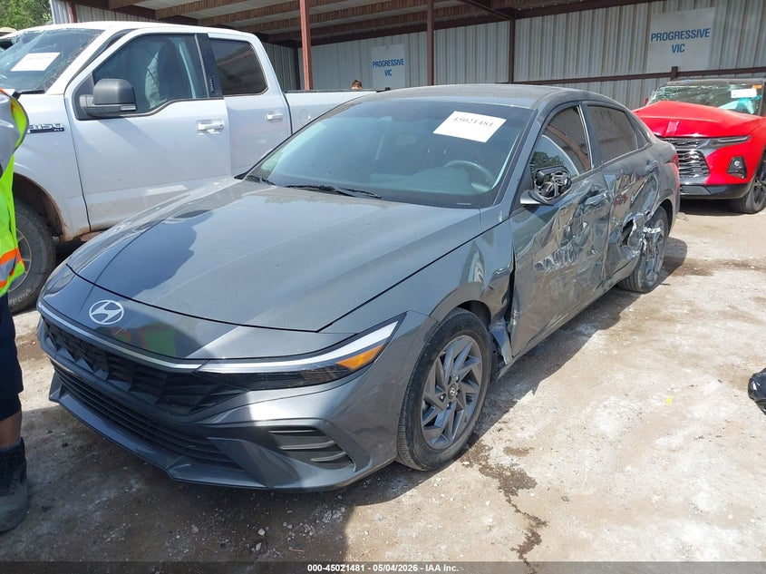 2024 Hyundai Elantra VIN KMHLM4DG2RU789706 IAAI salvage auction — LEFT SIDE, Clear (Oklahoma), sold $7,500 on 2026-07-06 (photo 2)