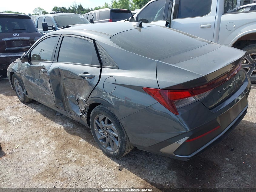 2024 Hyundai Elantra VIN KMHLM4DG2RU789706 IAAI salvage auction — LEFT SIDE, Clear (Oklahoma), sold $7,500 on 2026-07-06 (photo 3)