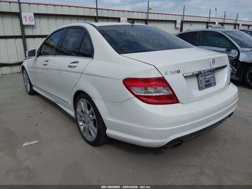 2011 Mercedes-benz C class VIN WDDGF5EB5BF650761 IAAI salvage auction — FRONT END, Original (Texas), sold $1,125 on 2026-07-07 (photo 3)