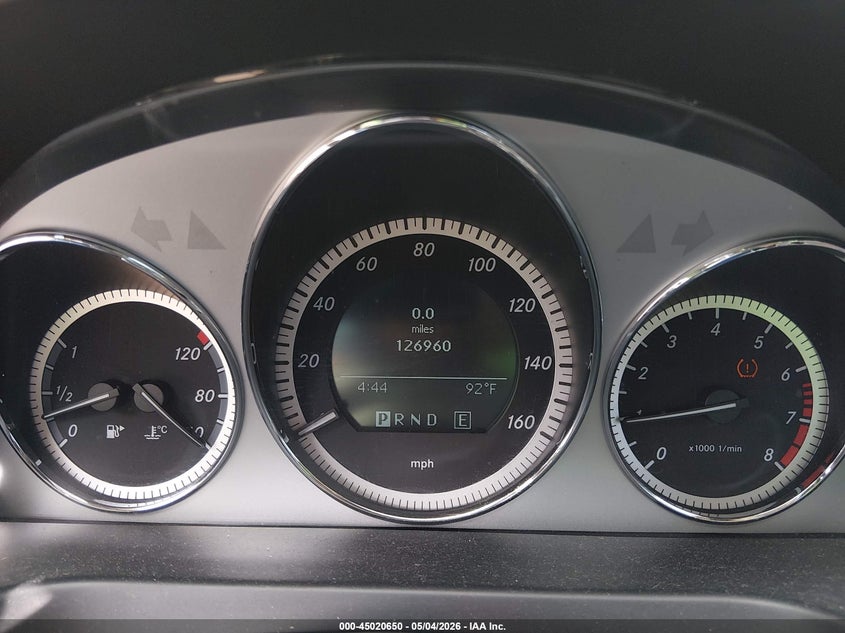 2011 Mercedes-benz C class VIN WDDGF5EB5BF650761 IAAI salvage auction — FRONT END, Original (Texas), sold $1,125 on 2026-07-07 (photo 7)