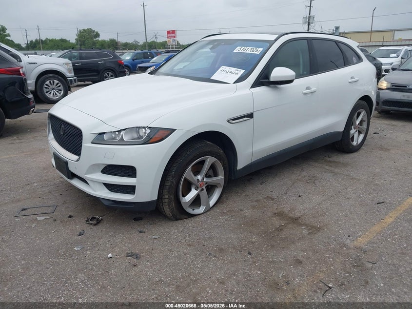 2017 Jaguar F-pace VIN SADCJ2BN7HA494396 IAAI salvage auction — RIGHT SIDE, Original (Texas), sold $4,550 on 2026-07-22 (photo 2)
