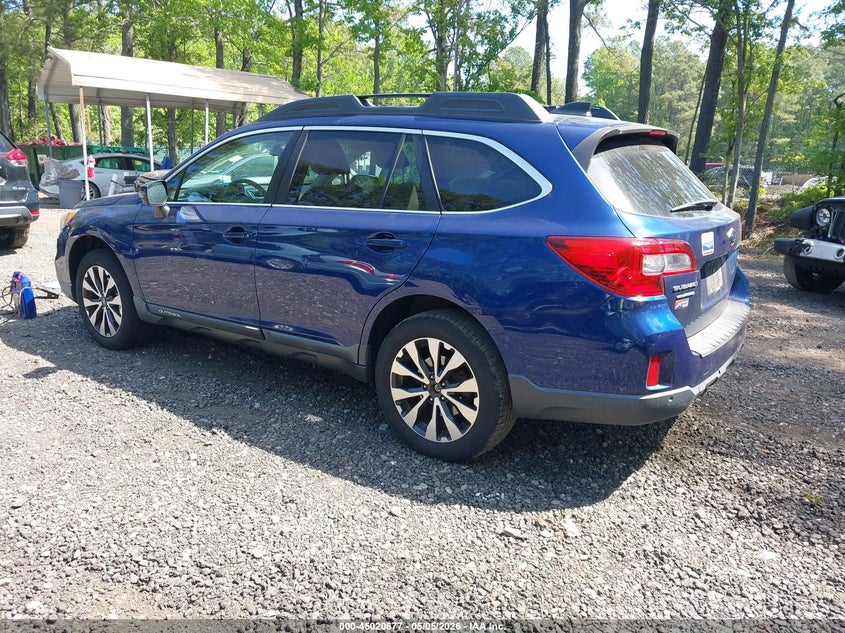 2017 Subaru Outback VIN 4S4BSANC6H3262929 IAAI salvage auction — SIDE, Clear (Virginia), sold $1,650 on 2026-07-18 (photo 3)