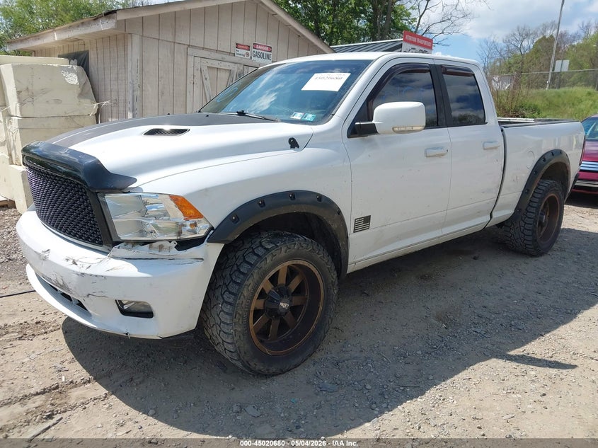 2012 Ram 1500 VIN 1C6RD7HT4CS347172 IAAI salvage auction — FRONT & REAR, Salvage (Pennsylvania), sold $1,500 on 2026-07-09 (photo 2)