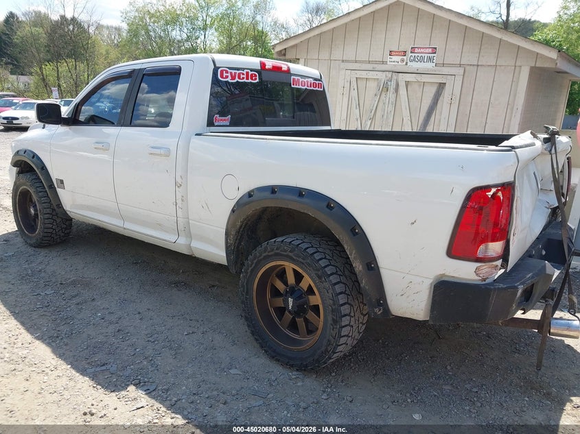 2012 Ram 1500 VIN 1C6RD7HT4CS347172 IAAI salvage auction — FRONT & REAR, Salvage (Pennsylvania), sold $1,500 on 2026-07-09 (photo 3)