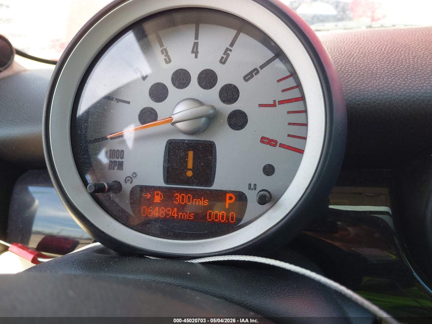 2010 Mini Cooper VIN WMWMM3C54ATP94092 IAAI salvage auction — NORMAL WEAR, Clear (Michigan), sold $125 on 2026-07-31 (photo 7)