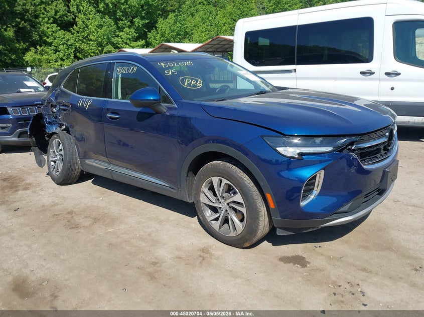 2023 Buick Envision VIN LRBFZPR45PD162173 IAAI salvage auction — LEFT SIDE, Salvage - Greater Than 75% (Maryland), sold $5,100 on 2026-07-14 (photo 1)