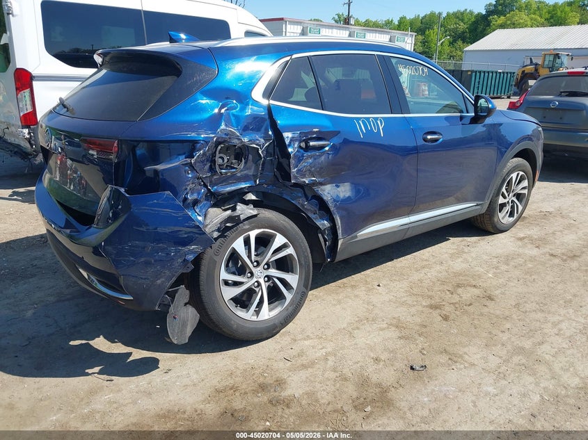 2023 Buick Envision VIN LRBFZPR45PD162173 IAAI salvage auction — LEFT SIDE, Salvage - Greater Than 75% (Maryland), sold $5,100 on 2026-07-14 (photo 4)