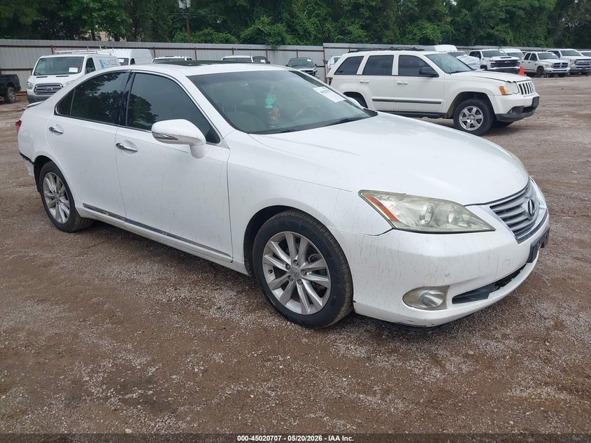 2010 Lexus Es 350 VIN JTHBK1EG9A2391099 IAAI salvage auction — FRONT & REAR, Salvage (Texas), sold $1,000 on 2026-07-09 (photo 1)