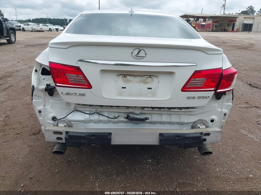 2010 Lexus Es 350 VIN JTHBK1EG9A2391099 IAAI salvage auction — FRONT & REAR, Salvage (Texas), sold $1,000 on 2026-07-09 (photo 6)