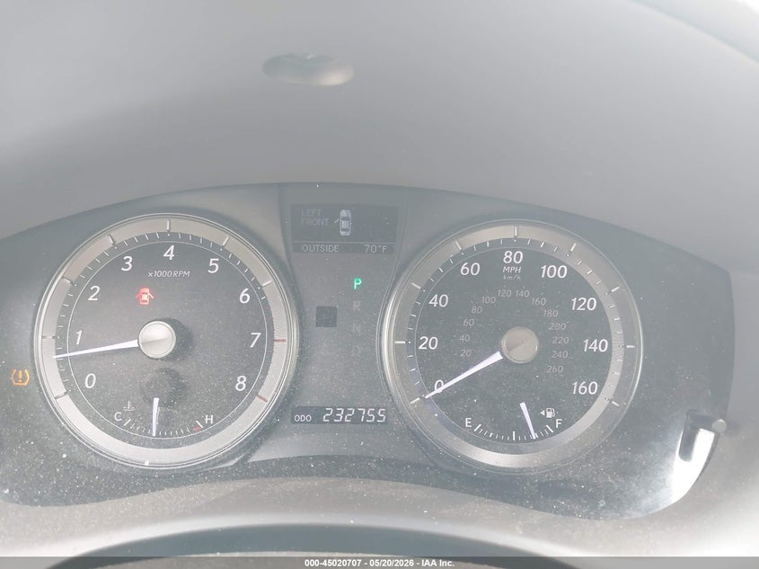 2010 Lexus Es 350 VIN JTHBK1EG9A2391099 IAAI salvage auction — FRONT & REAR, Salvage (Texas), sold $1,000 on 2026-07-09 (photo 7)