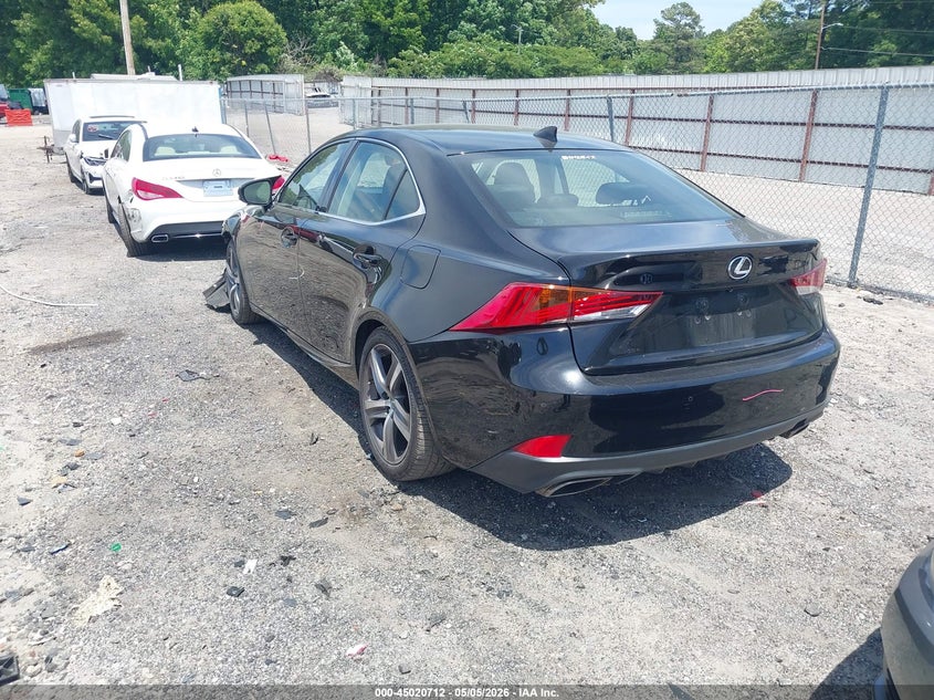 2017 Lexus Is VIN JTHBA1D26H5052866 IAAI salvage auction — FRONT END, Salvage (Georgia), sold $2,000 on 2026-07-08 (photo 3)