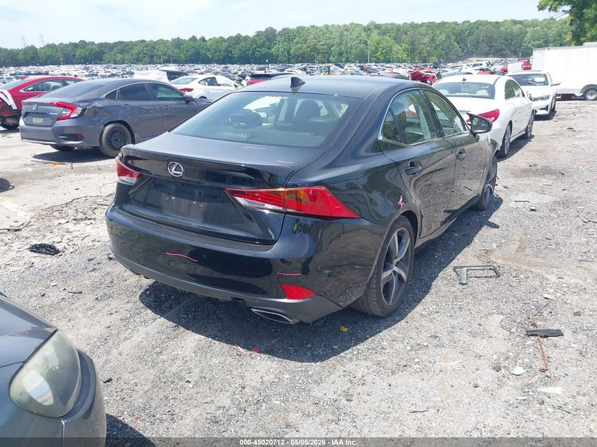 2017 Lexus Is VIN JTHBA1D26H5052866 IAAI salvage auction — FRONT END, Salvage (Georgia), sold $2,000 on 2026-07-08 (photo 4)