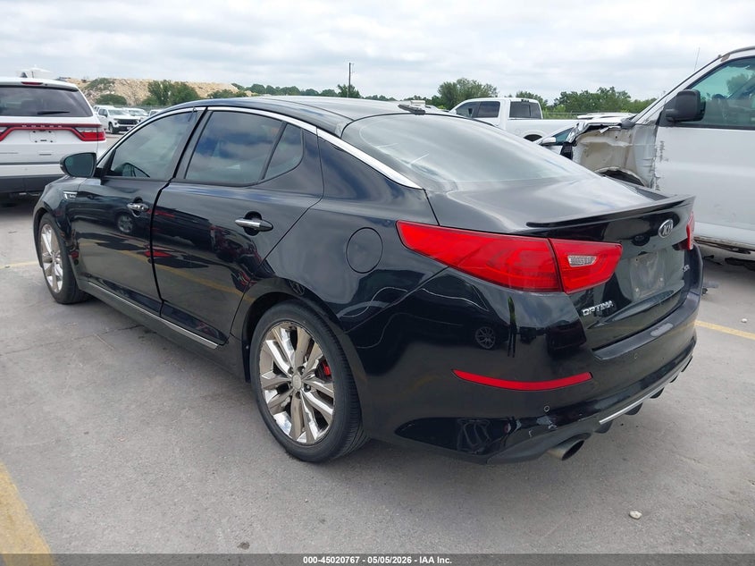 2014 Kia Optima VIN 5XXGR4A62EG342778 IAAI salvage auction — FRONT END, Original (Texas), sold $725 on 2026-07-23 (photo 3)