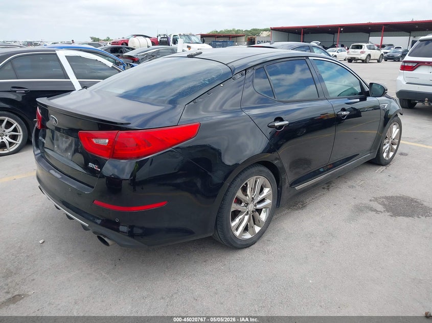 2014 Kia Optima VIN 5XXGR4A62EG342778 IAAI salvage auction — FRONT END, Original (Texas), sold $725 on 2026-07-23 (photo 4)