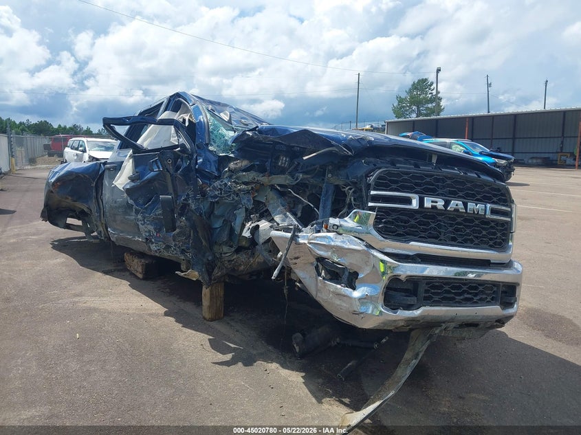 2022 Ram 3500 VIN 3C63RRGL0NG190643 IAAI salvage auction — ROLLOVER, Salvage (Mississippi), sold $7,000 on 2026-07-09 (photo 1)