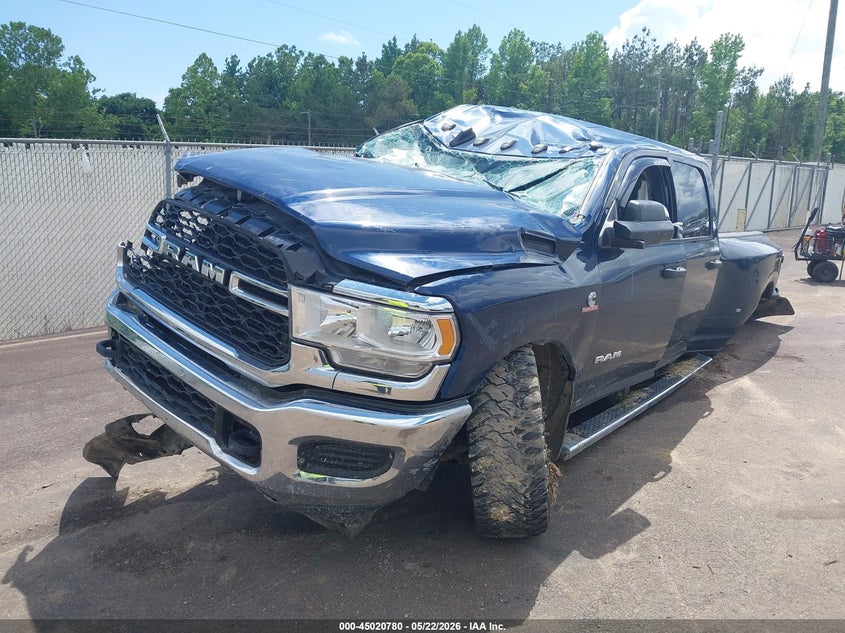 2022 Ram 3500 VIN 3C63RRGL0NG190643 IAAI salvage auction — ROLLOVER, Salvage (Mississippi), sold $7,000 on 2026-07-09 (photo 2)