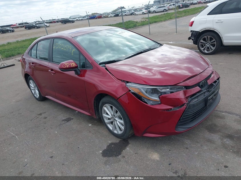 2025 Toyota Corolla VIN 5YFB4MDEXSP293103 IAAI salvage auction — FRONT END, Salvage (Minnesota), sold $6,950 on 2026-07-06 (photo 1)