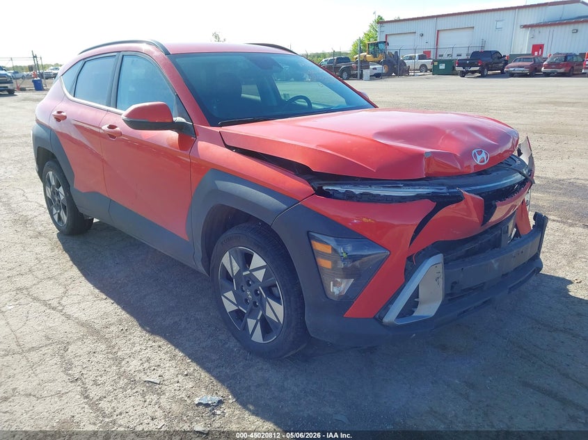 2024 Hyundai Kona VIN KM8HBCAB0RU096440 IAAI salvage auction — FRONT END, Clear (Michigan), sold $5,675 on 2026-07-30 (photo 1)