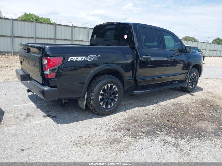2021 Nissan TITAN VIN 1N6AA1ED6MN530773 IAAI salvage auction — LEFT SIDE, Salvage (Idaho), sold $5,000 on 2026-07-25 (photo 4)