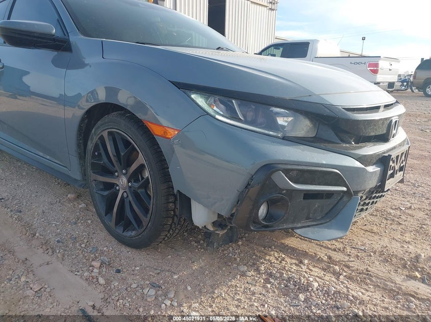 2021 Honda Civic VIN SHHFK7H40MU232365 IAAI salvage auction — RIGHT FRONT, Original (Texas), sold $7,800 on 2026-07-30 (photo 6)