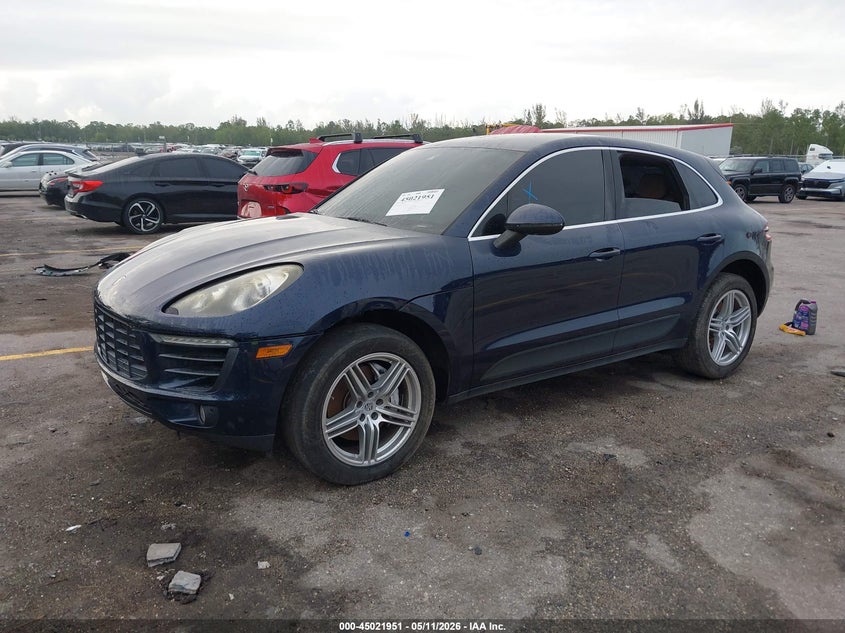 2017 Porsche Macan VIN WP1AB2A59HLB15435 IAAI salvage auction — UNDERCARRIAGE, Rebuildable (Florida), sold $2,350 on 2026-07-06 (photo 2)