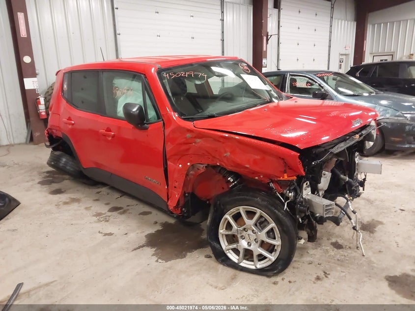 2023 Jeep Renegade VIN ZACNJDB10PPP58616 IAAI salvage auction — FRONT & REAR, Mv-907A (New York), sold $925 on 2026-07-07 (photo 1)