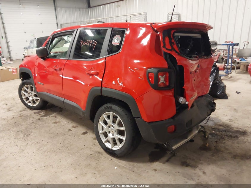 2023 Jeep Renegade VIN ZACNJDB10PPP58616 IAAI salvage auction — FRONT & REAR, Mv-907A (New York), sold $925 on 2026-07-07 (photo 3)