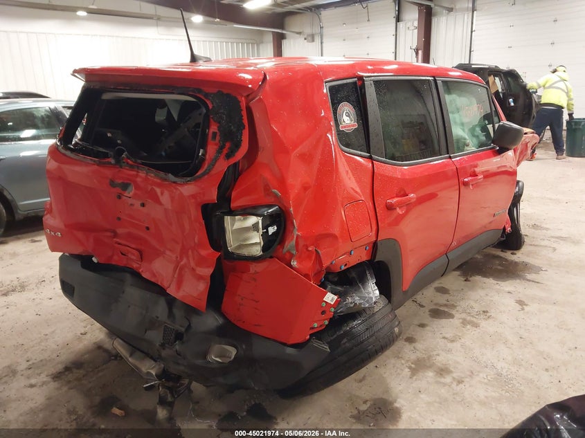 2023 Jeep Renegade VIN ZACNJDB10PPP58616 IAAI salvage auction — FRONT & REAR, Mv-907A (New York), sold $925 on 2026-07-07 (photo 4)
