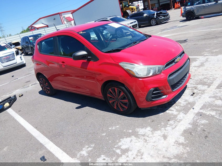 2017 Chevrolet Spark VIN KL8CB6SA8HC809040 IAAI salvage auction — LEFT SIDE, Salvage (Tennessee), sold $650 on 2026-07-20 (photo 1)