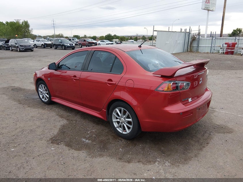 2015 Mitsubishi Lancer VIN JA32U2FU5FU020926 IAAI salvage auction — RIGHT SIDE, Clear (New Mexico), sold $2,100 on 2026-07-13 (photo 3)