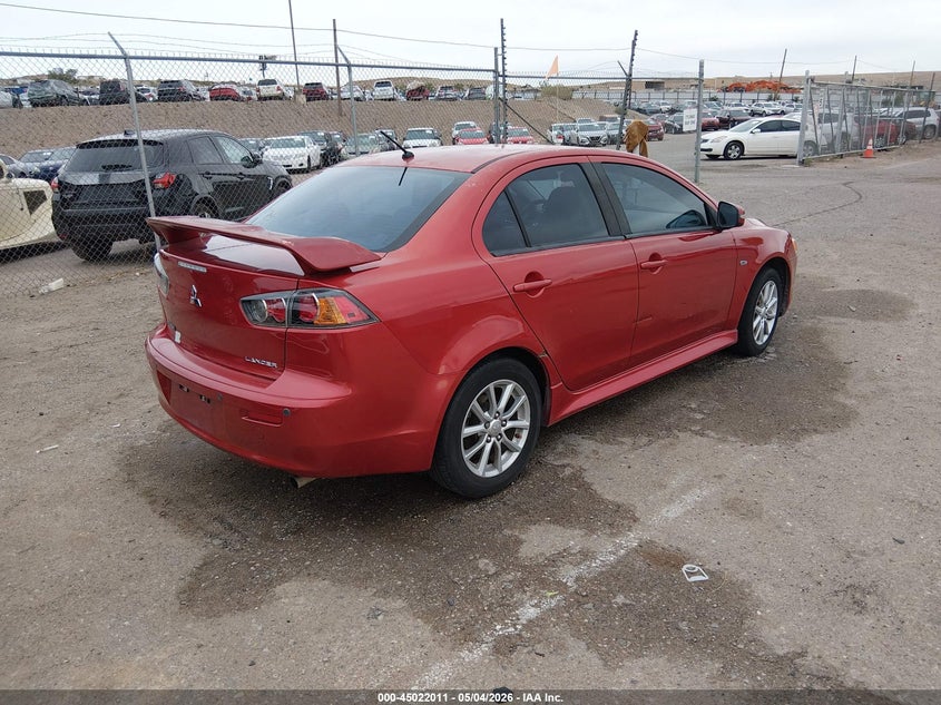 2015 Mitsubishi Lancer VIN JA32U2FU5FU020926 IAAI salvage auction — RIGHT SIDE, Clear (New Mexico), sold $2,100 on 2026-07-13 (photo 4)