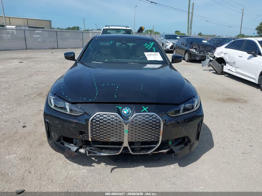 2025 BMW I4 VIN WBY43HD00SFU89063 IAAI salvage auction — FRONT END, Certificate Of Destruction (Florida), sold $17,325 on 2026-07-16 (photo 6)