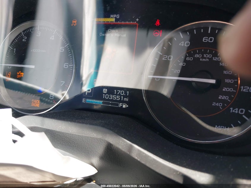 2019 Subaru Xv VIN JF2GTAMC7K8236179 IAAI salvage auction — ALL OVER, Salvage (Idaho), sold $450 on 2026-07-14 (photo 7)
