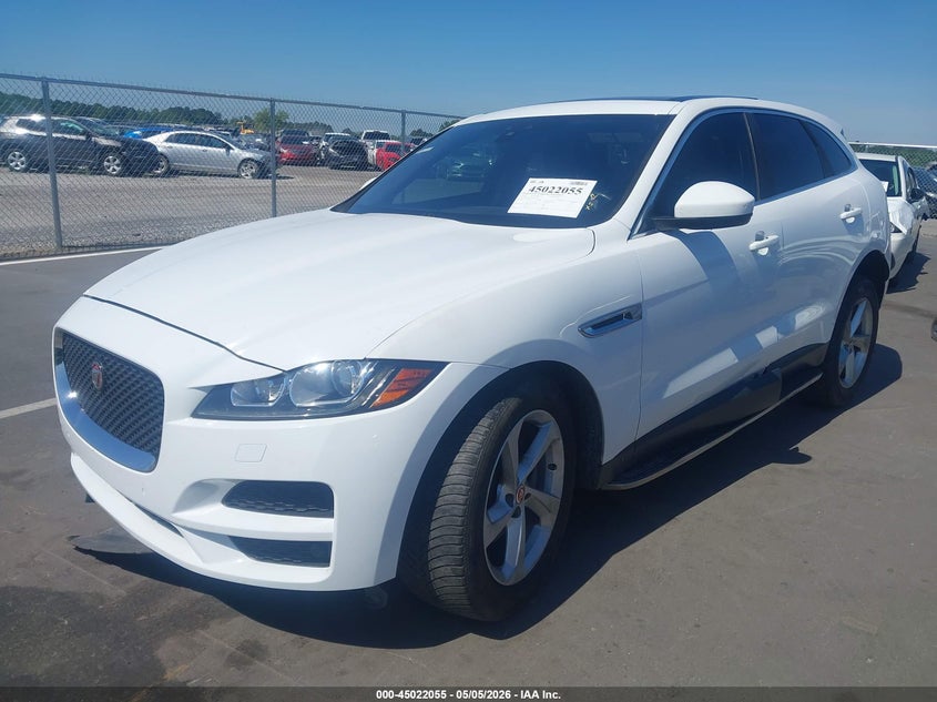 2019 Jaguar F-pace VIN SADCJ2FX5KA359761 IAAI salvage auction — RIGHT FRONT, Salvage (North Carolina), sold $2,700 on 2026-07-08 (photo 2)