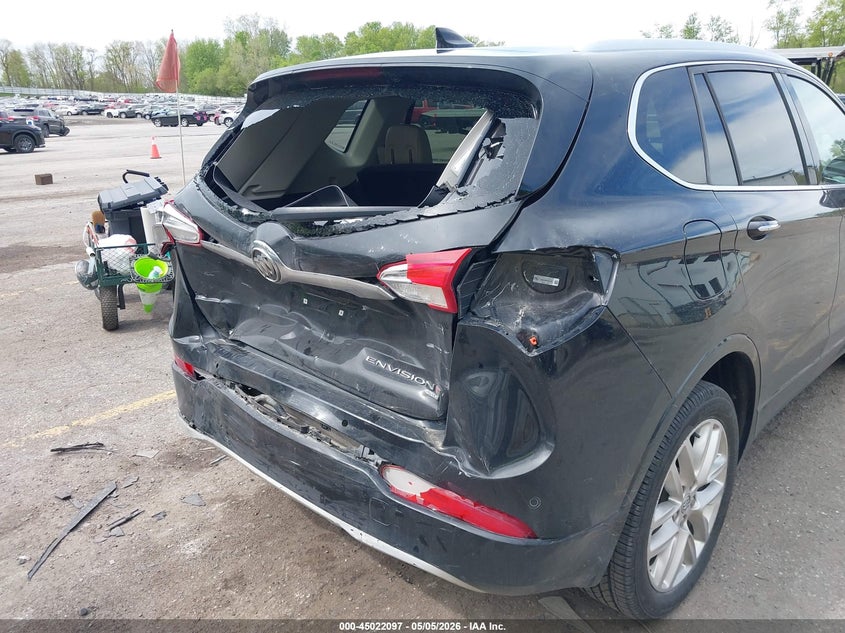 2019 Buick Envision VIN LRBFX3SX8KD006348 IAAI salvage auction — REAR END, Clear (Michigan), sold $5,200 on 2026-07-06 (photo 6)