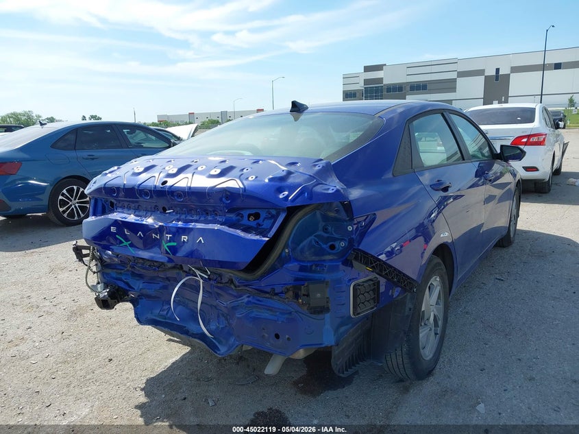 2025 Hyundai Elantra VIN KMHLL4DG7SU002872 IAAI salvage auction — REAR END, Original (Texas), sold $4,400 on 2026-07-10 (photo 4)